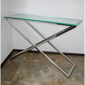 Minimalistyczna konsola vintage do salonu